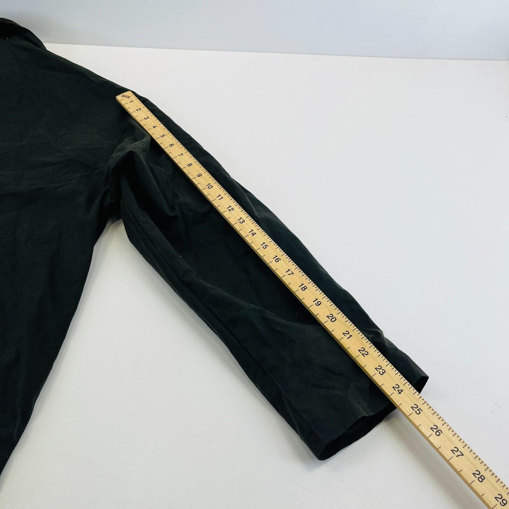 Crane Wax Jacket in Black Waxed Cotton size Large