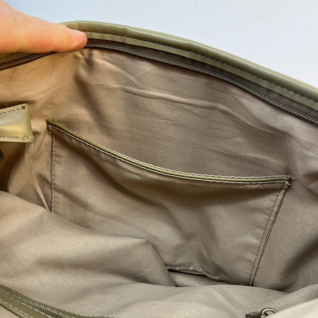 Bulaggi Medium Khaki Green Leather Tote Handbag