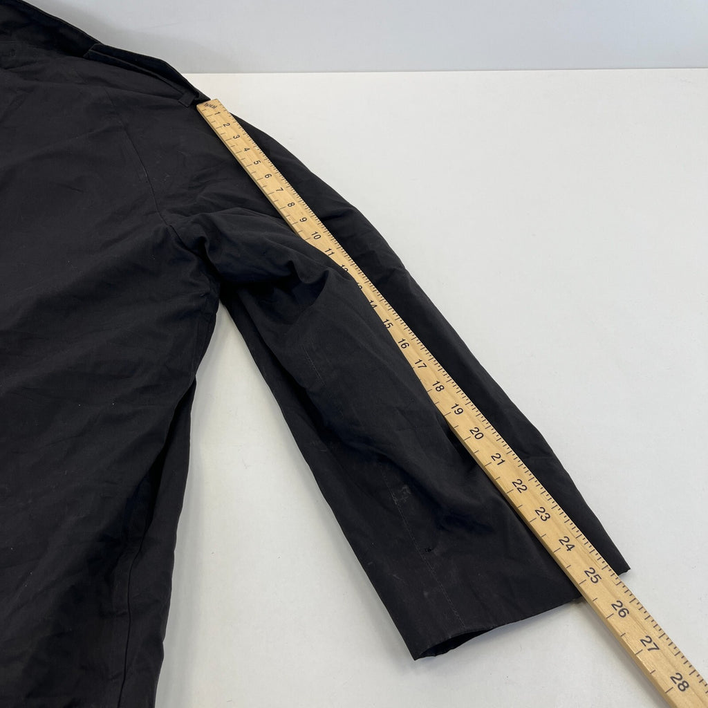 Genuine US Navy Black Trench Coat with Removable Liner size 44R Formal Military