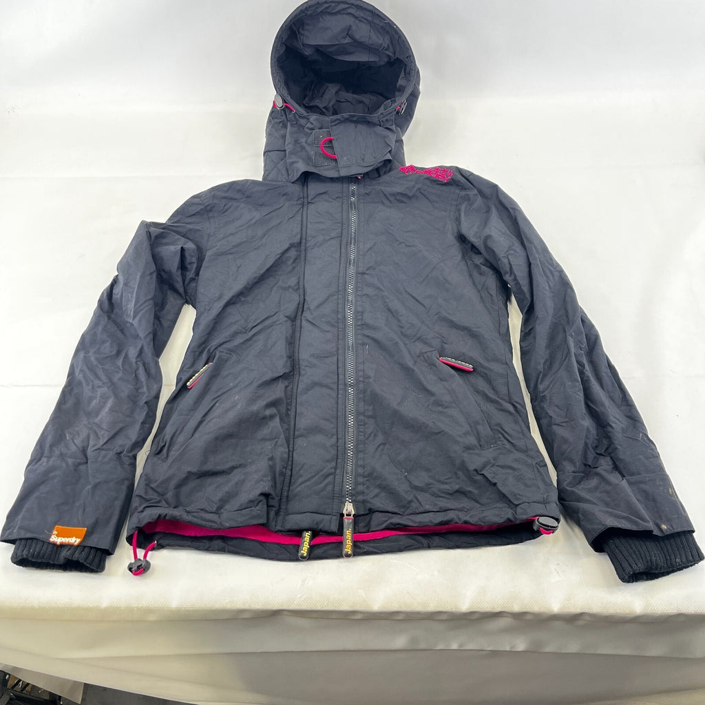 Superdry Professional Windcheater Jacket Women's size Small - Black / Pink