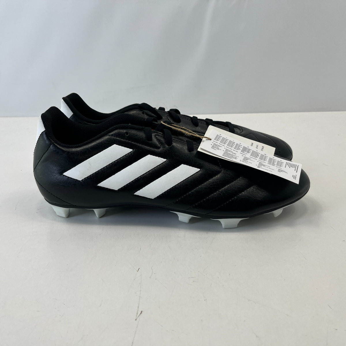 Adidas Goletto VIII FG Mens Football Boots Firm Ground Moulded Black UK 11 - New