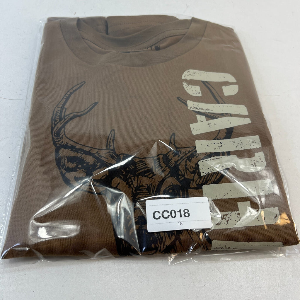 Carhartt Kids Khaki Brown Graphic Print Long Sleeve T-Shirt size 7 years - New