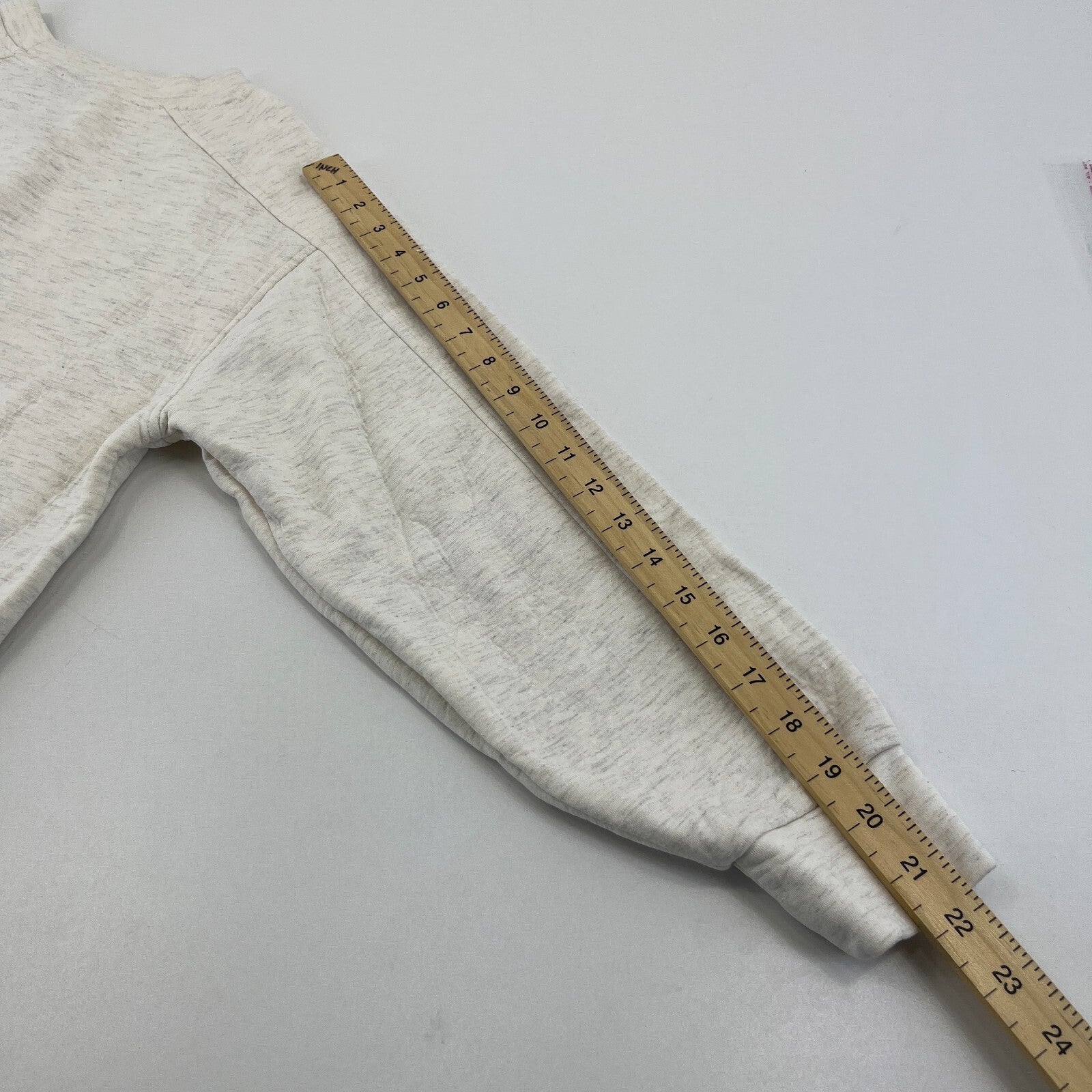 Sweaty Betty Women's Wind Down Crew Neck Sweatshirt Pullover size XS/8 White