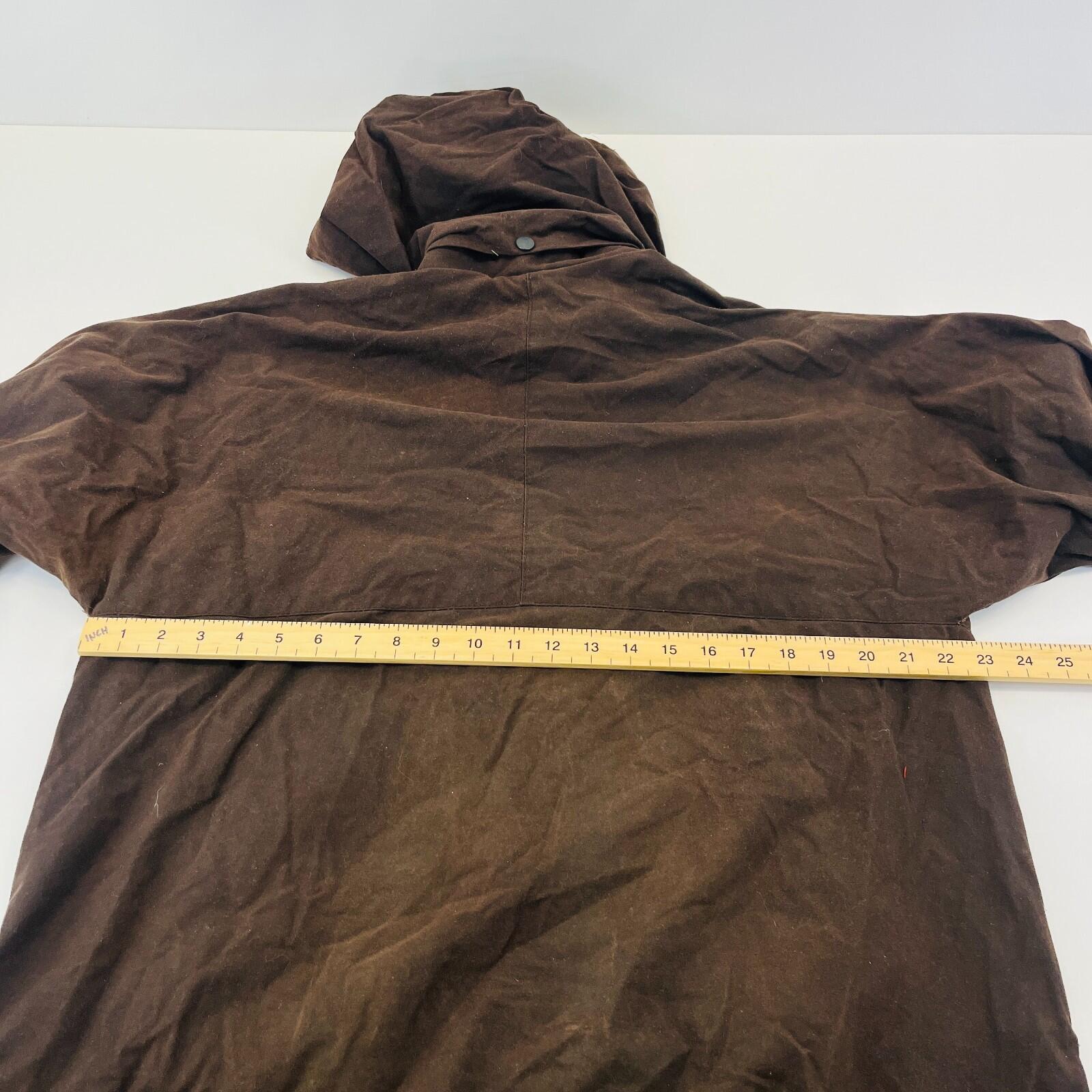 Everdeen Squire Women’s Brown Waxed Cotton Jacket with Hood size XL
