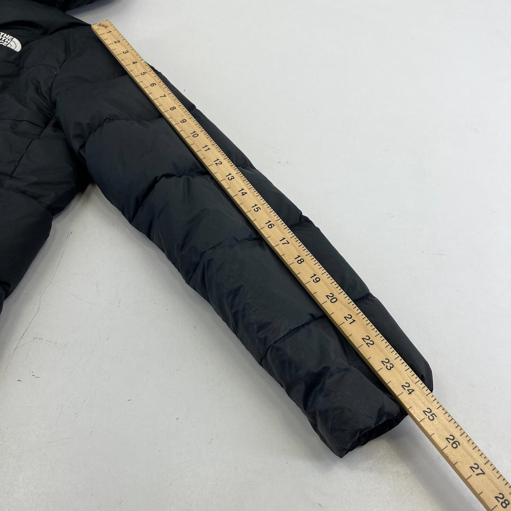 The North Face 550 Down Filled Padded Puffer Jacket in Black Youth Junior XL