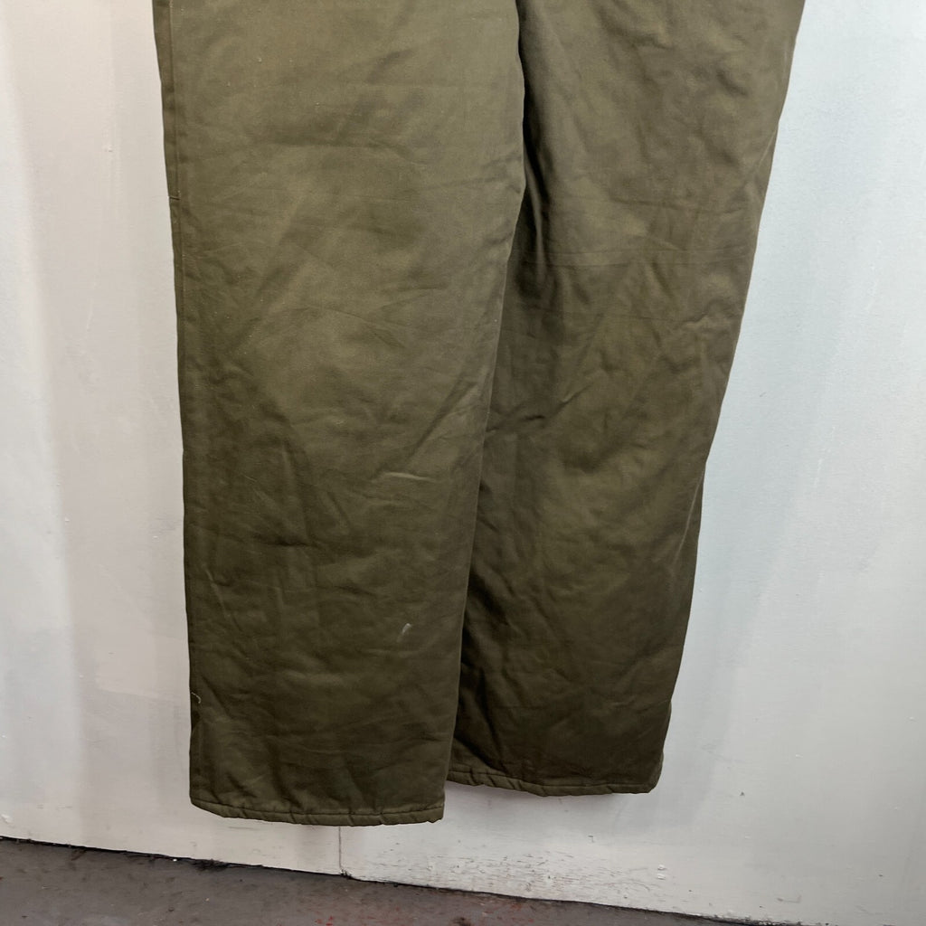 West Side Quilted Workwear Dungarees Green Overalls Bib & Brace size 54 Farmer