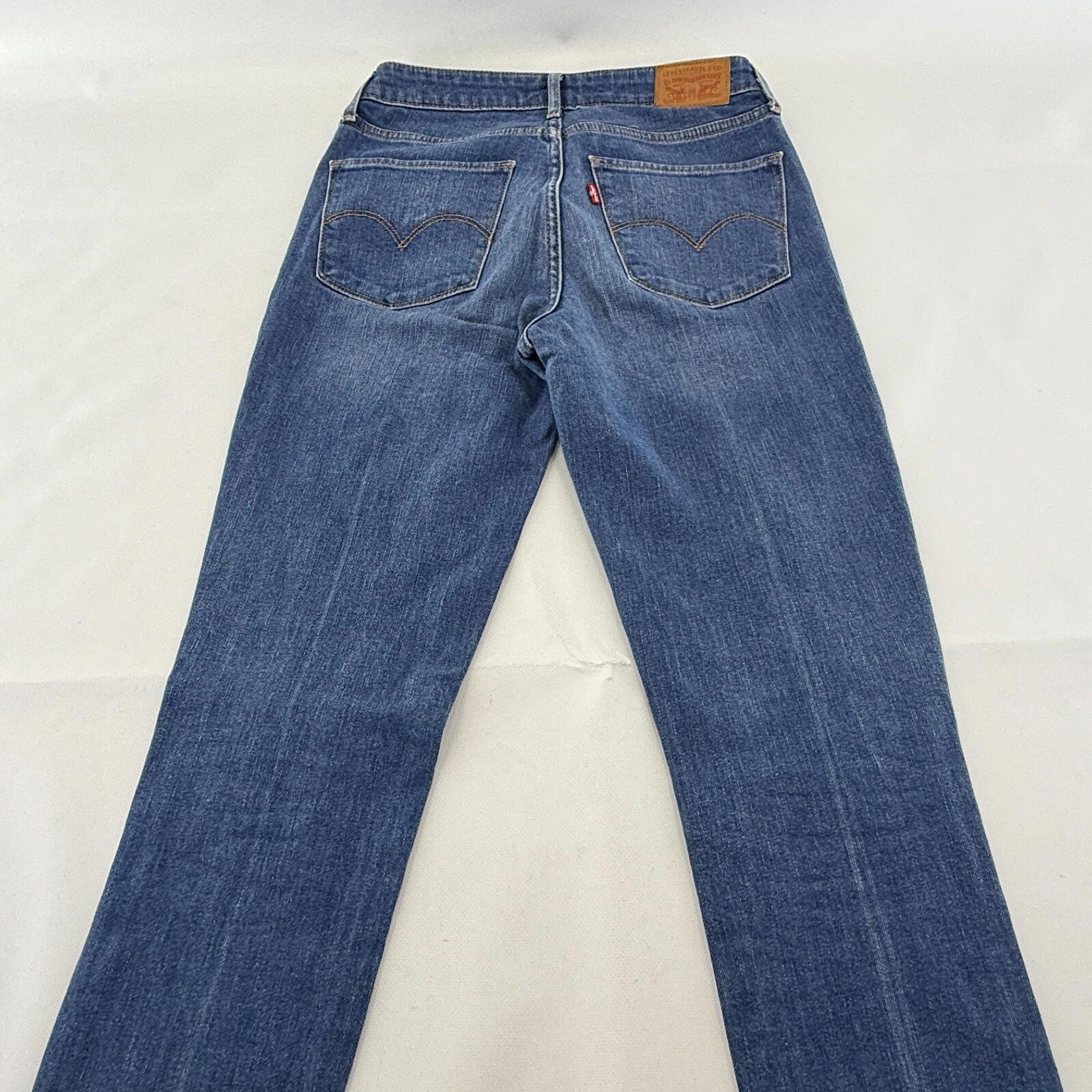 Levi's 721 High Rise Skinny Womens Jeans Blue Regular Straight W27" L32"