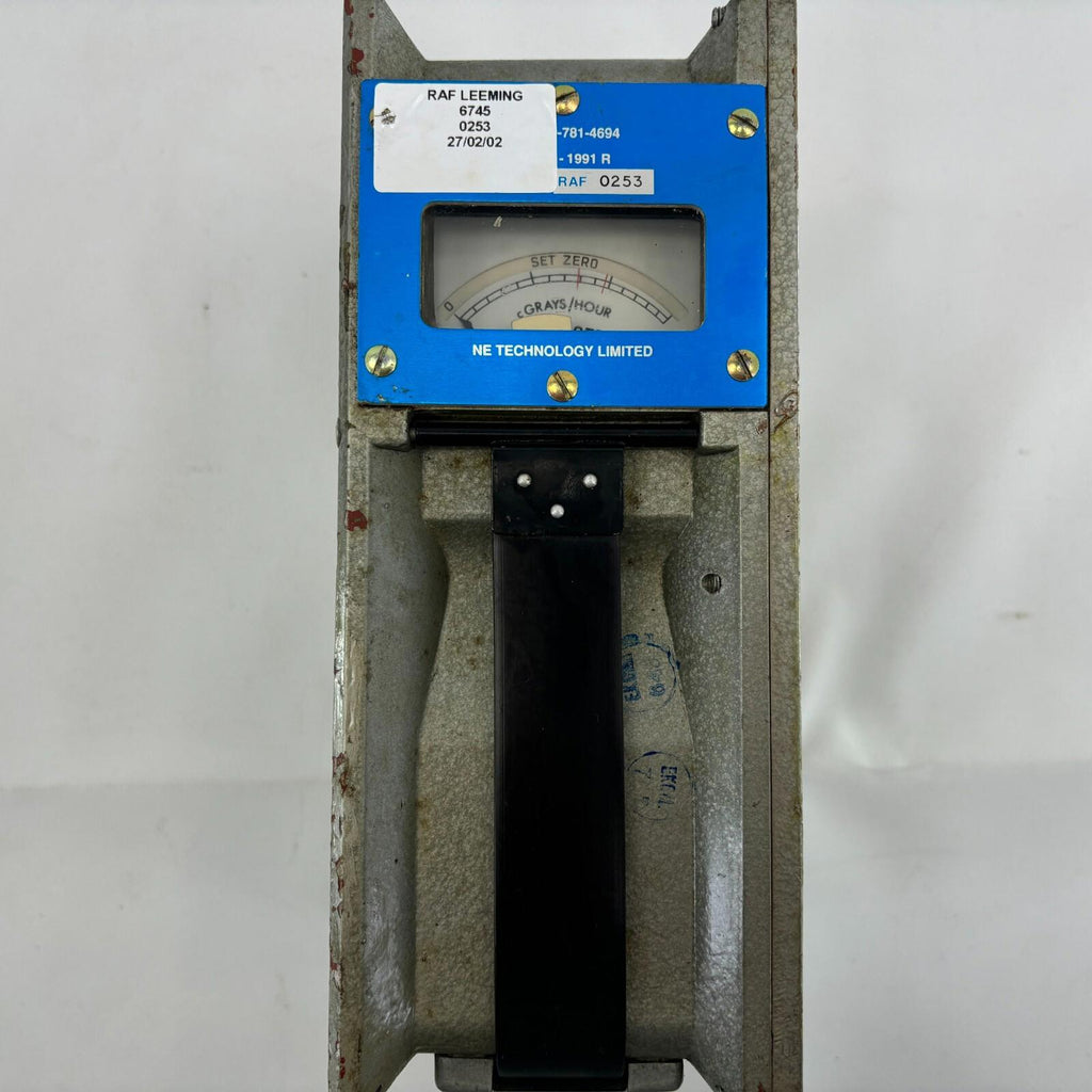 Radiac MD3 Survey Meter Doserate RAF Geiger Counter NBC CBRN - Battery Test OK