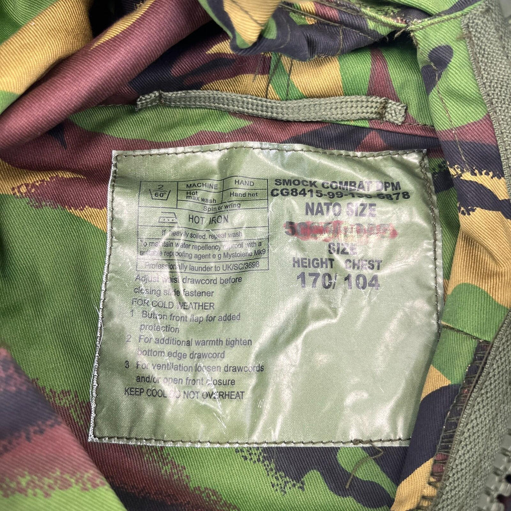 British Army Issue Woodland DPM Hooded Combat Smock Windproof size 170/104 New