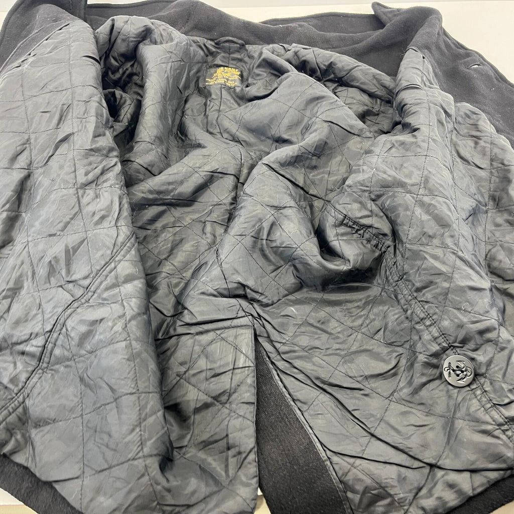 Genuine US Navy Black Wool Deck Jacket size XL Mil-Tec Formal Military