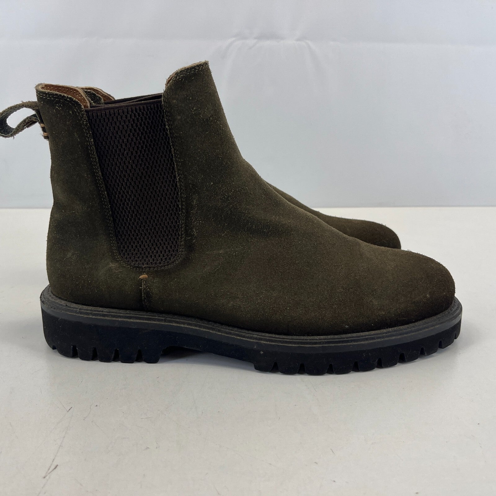 White Stuff Men’s Dark Brown Suede Chelsea Boots size UK 10 - EU 44
