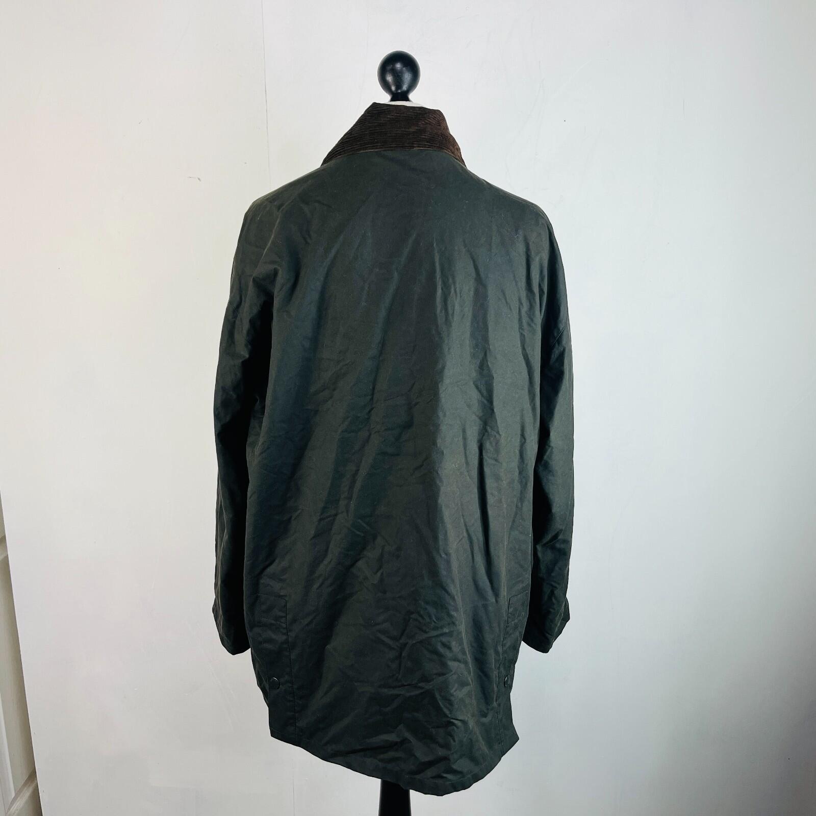 Crane Wax Jacket in Black Waxed Cotton size Large