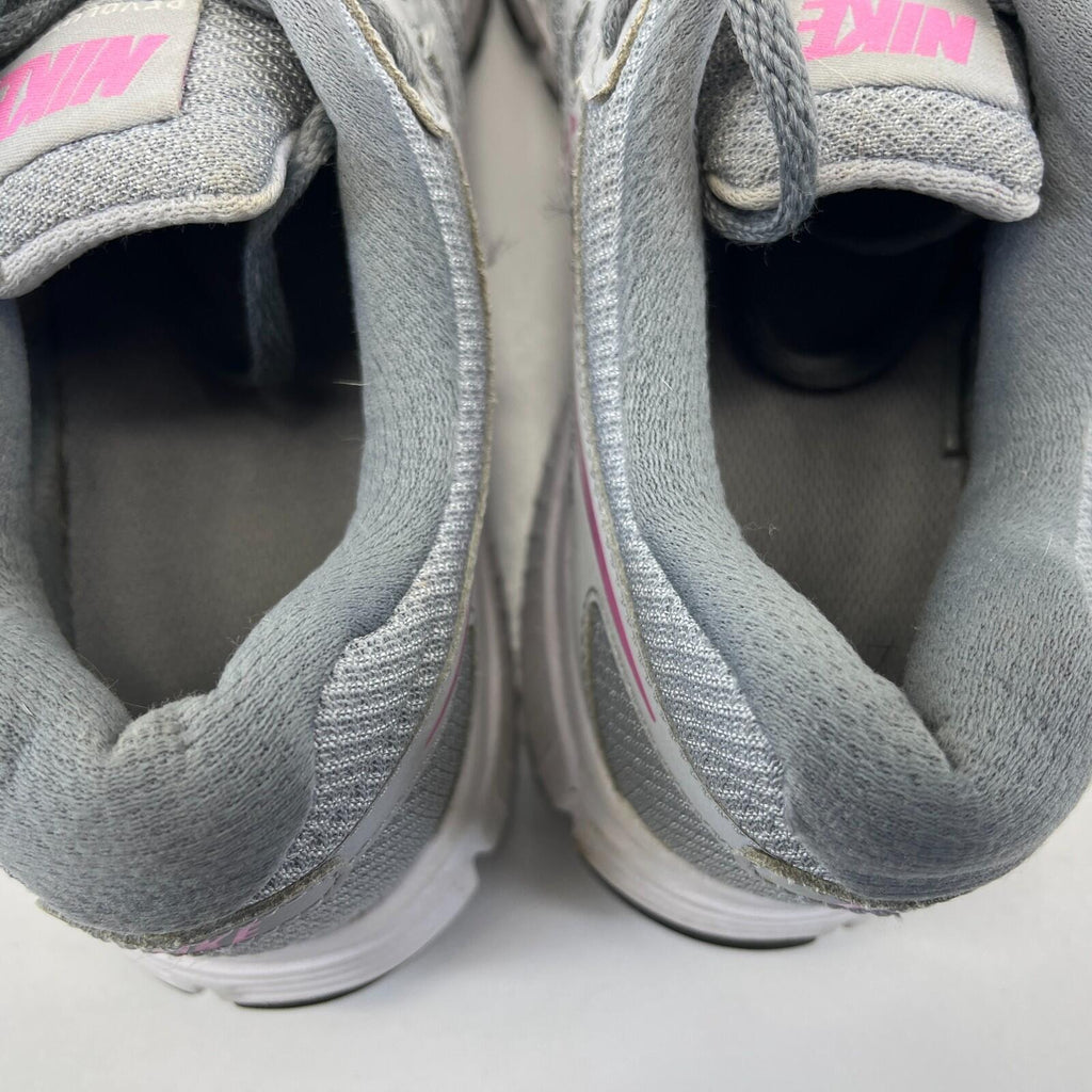 Nike Trainers Revolution 2 Grey & Pink Mesh Running Gym Shoes size UK 7 / EU 41