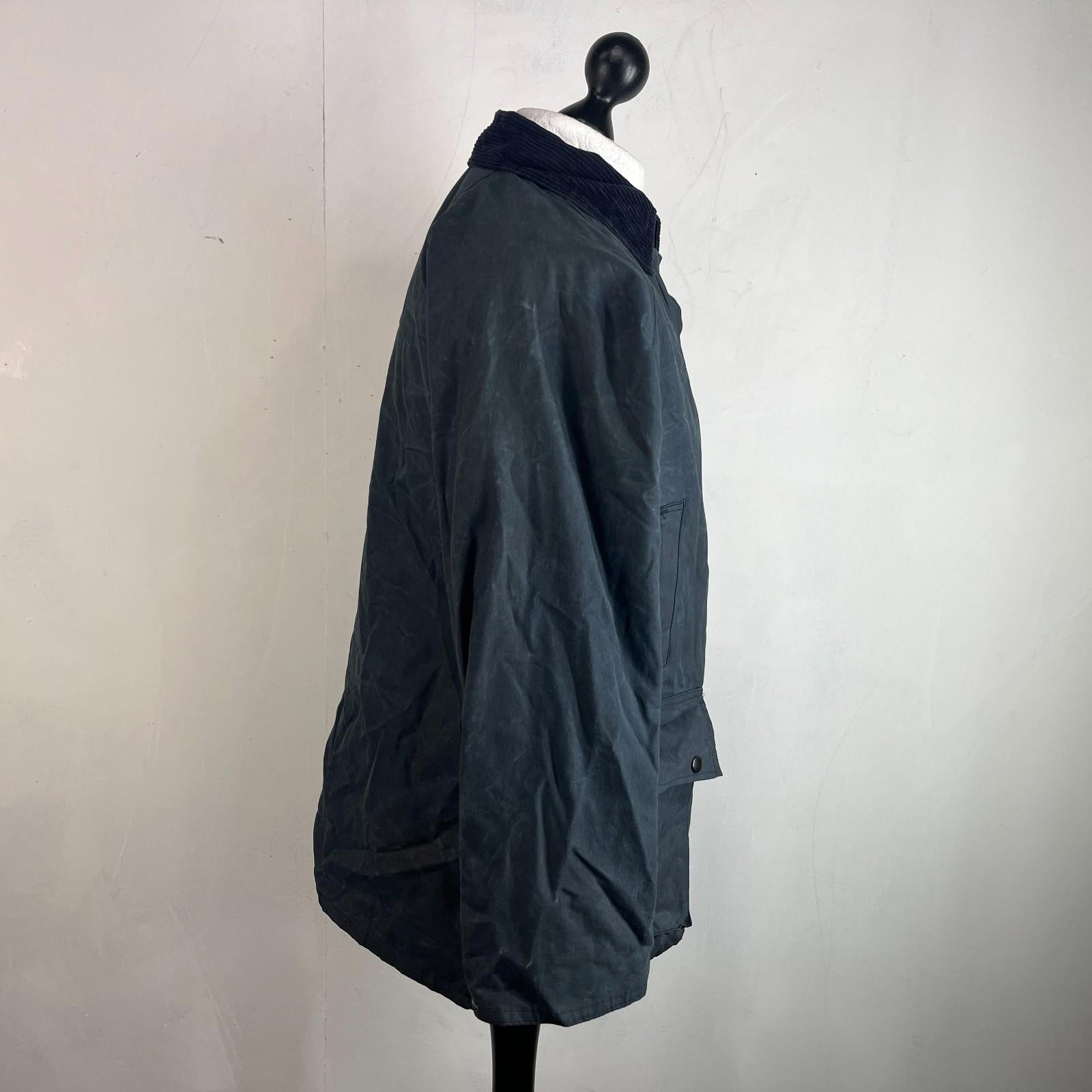 Stormtite Super Hunter Women's Wax Jacket  in Navy Blue UK size 14