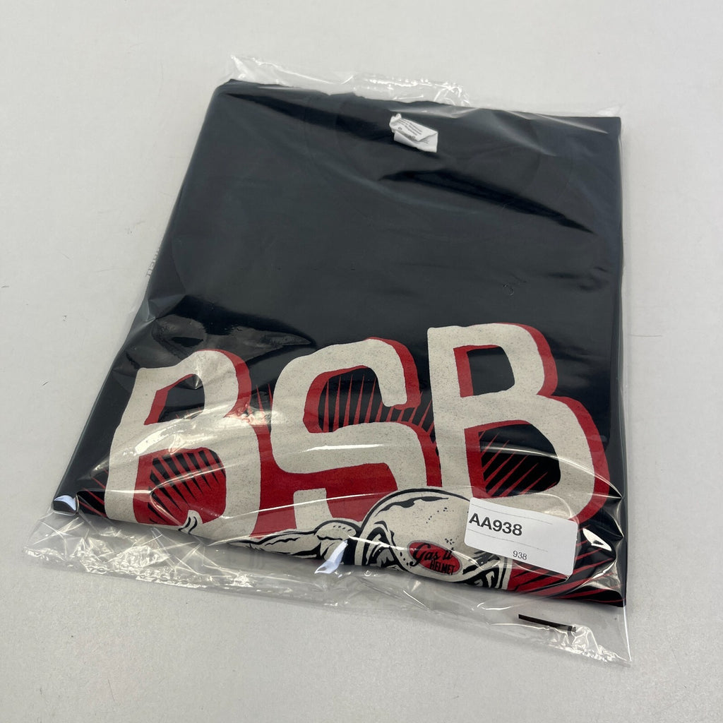 MCE British Superbike Championship T Shirt Mens size Large Black Vintage