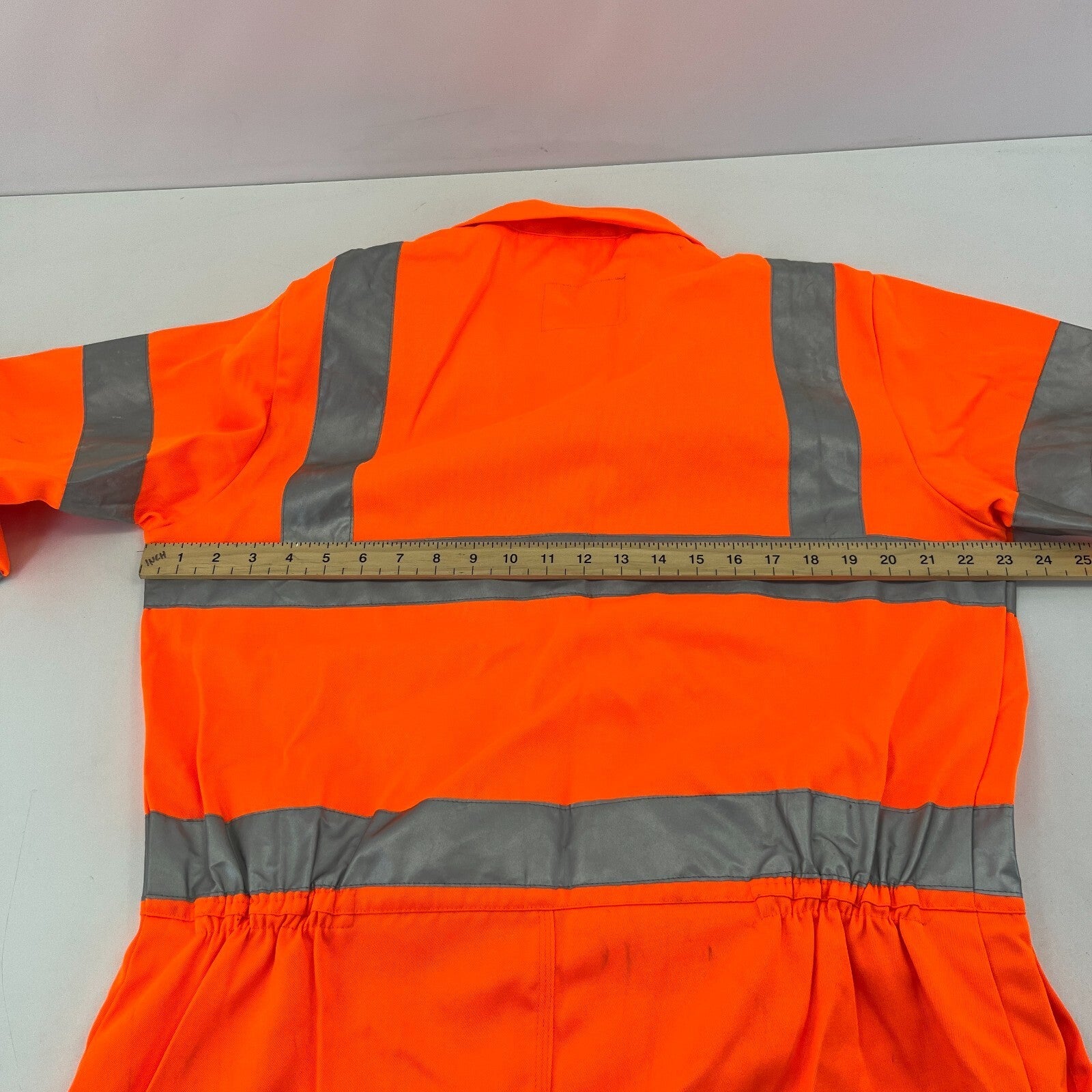 Hercules Men's Hi-Vis Orange Overalls Boiler Suit Coveralls size Large