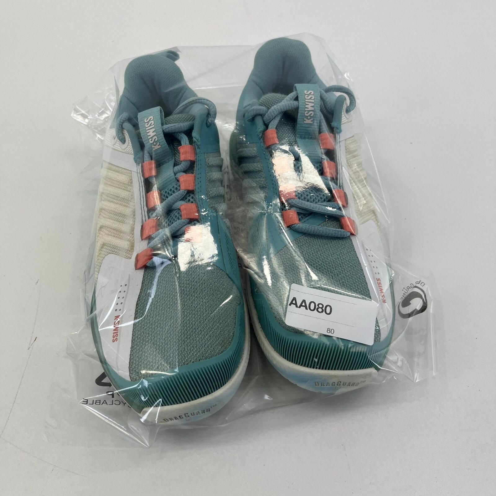 K-Swiss Ultrashot 3 Tennis Shoes in Turquoise & White - Women's size UK 5 EU 38