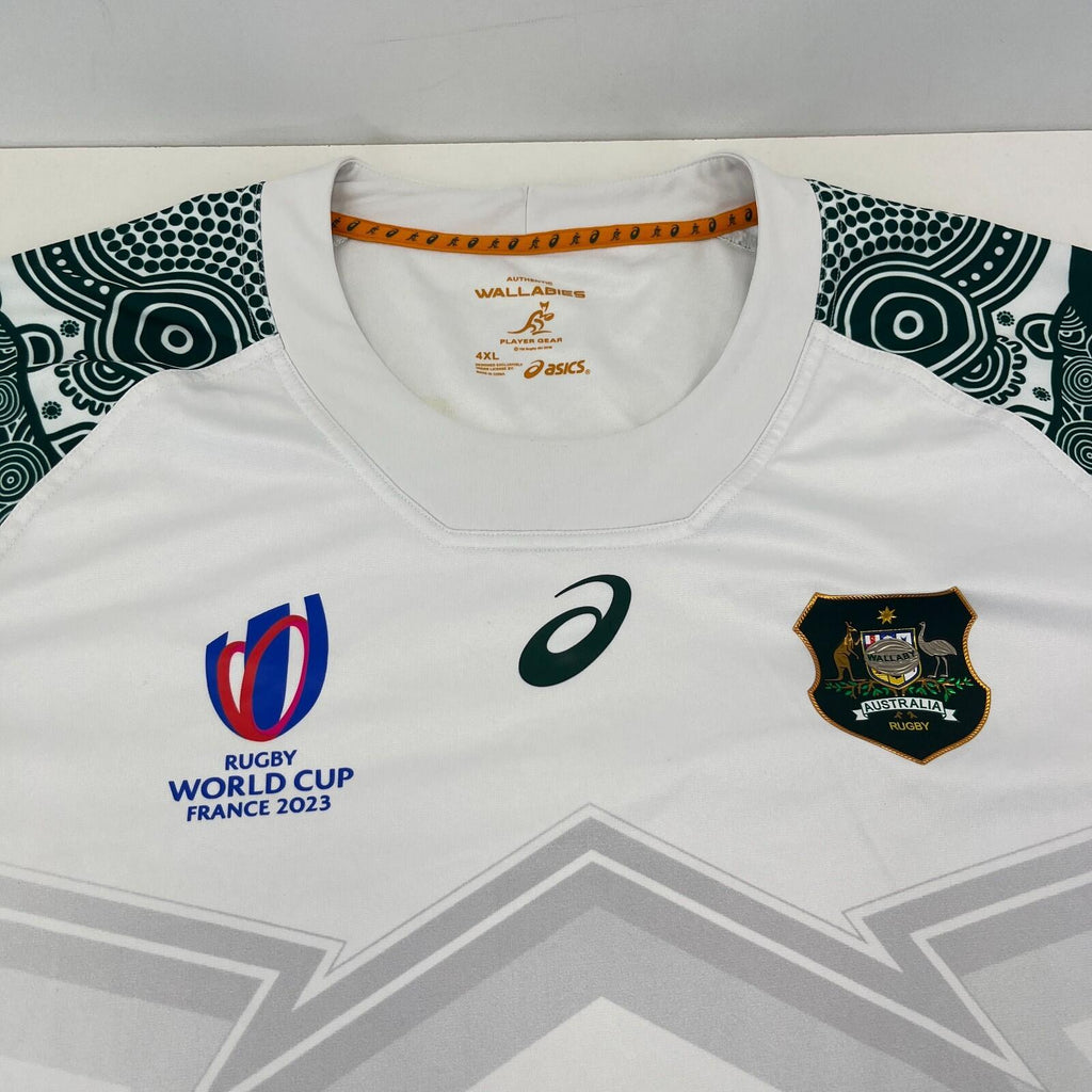 Australia Wallabies Rugby World Cup Shirt Jersey 2023 Men’s size 4XL - ASICS