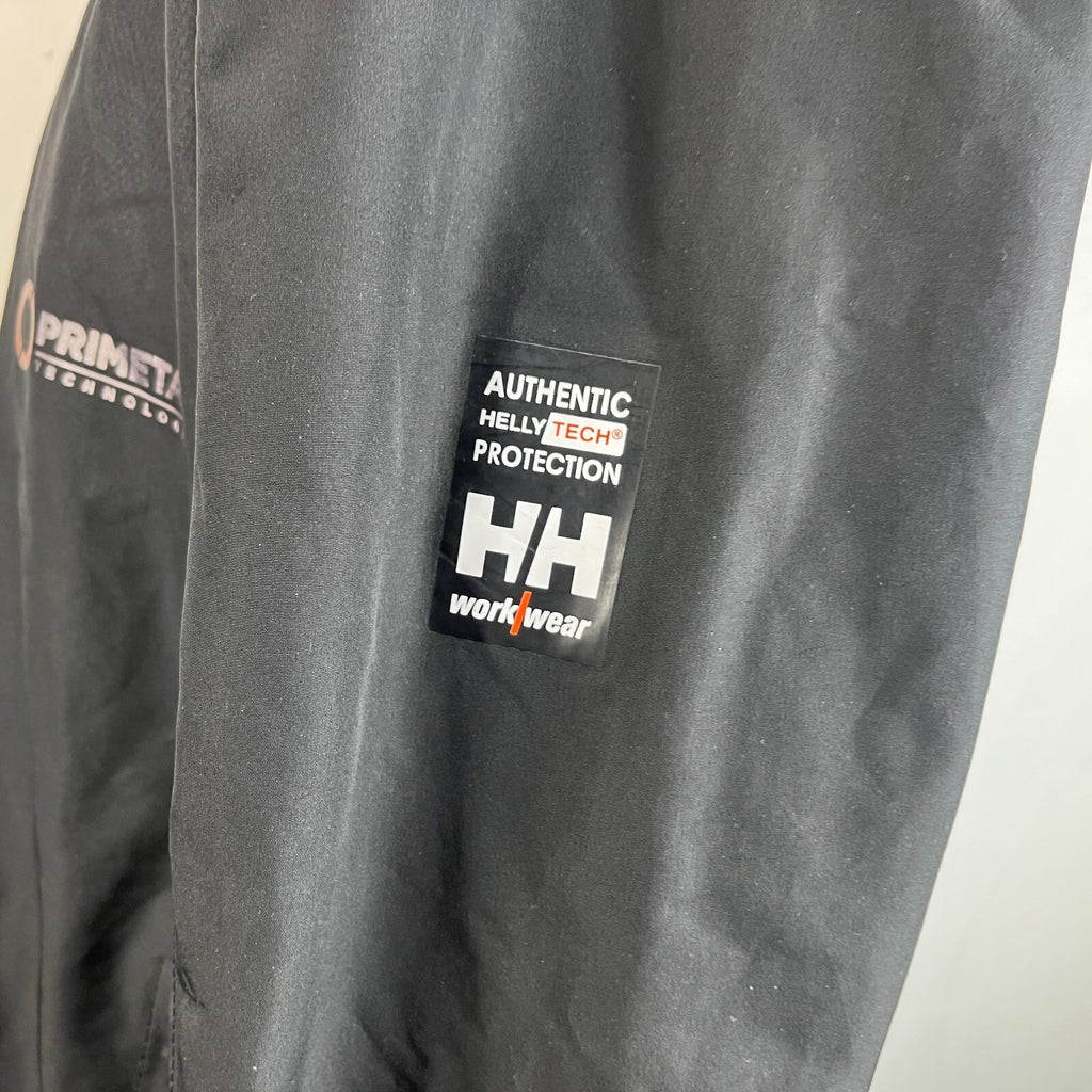 Helly Hansen Helly Tech Workwear Hooded Waterproof Jacket in Black size XL