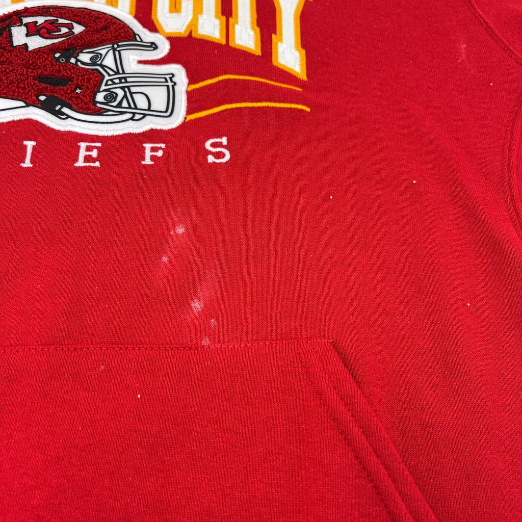 NFL Kansas City Chiefs Red Hoodie Pullover Jumper size Large - New - See Details