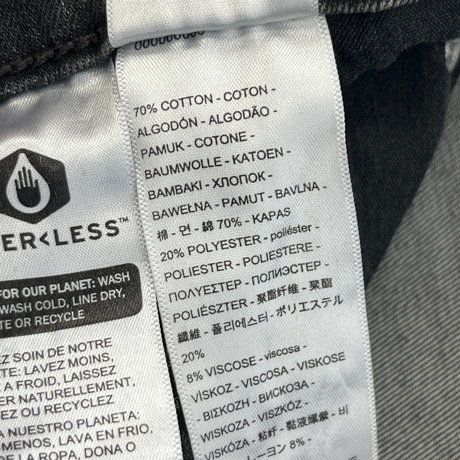 Levi’s 724 High Rise Straight Jeans Charcoal Grey W32" L30"