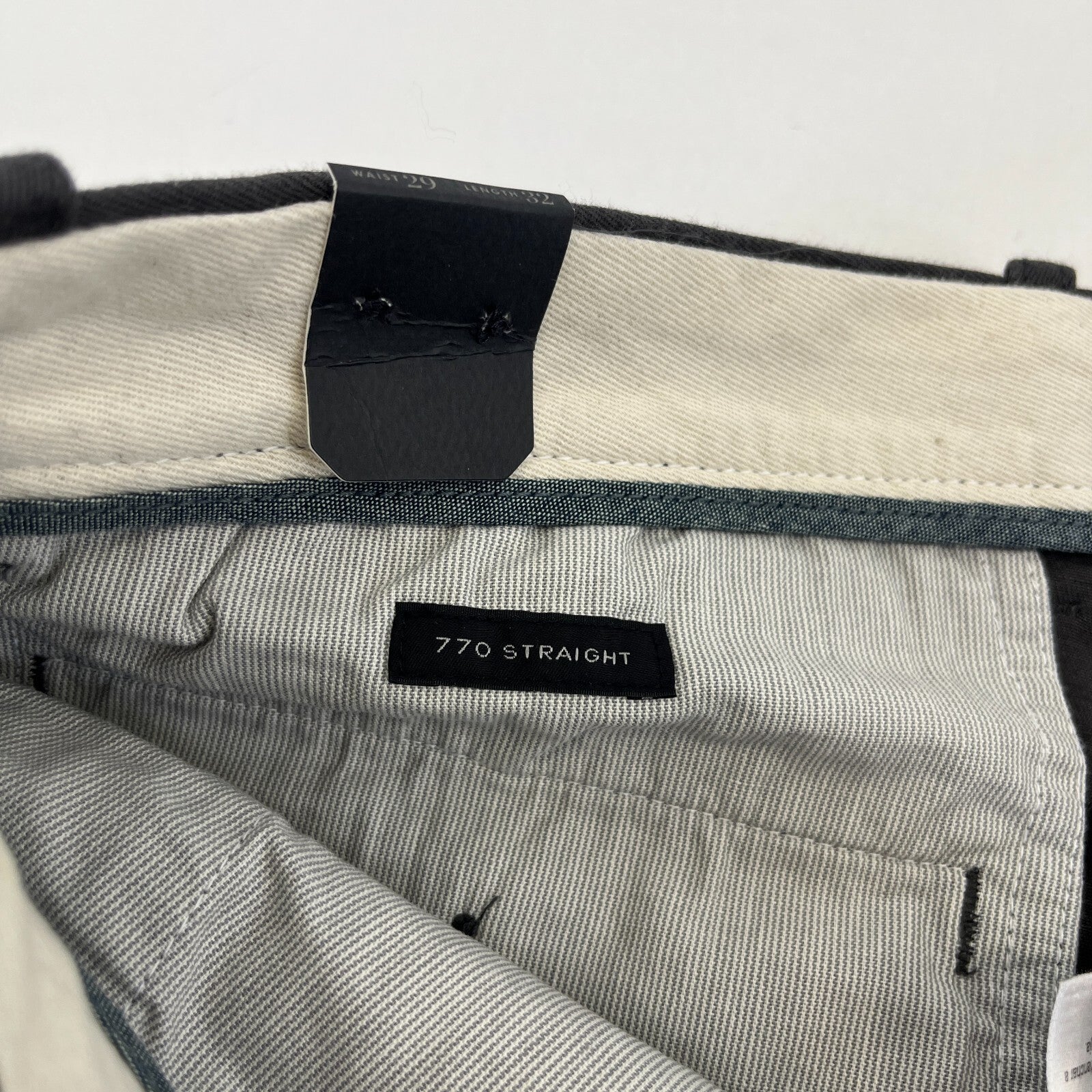 J Crew 770 Straight Fit Stretch Chino Trousers in Grey W29" L32" New with Tags