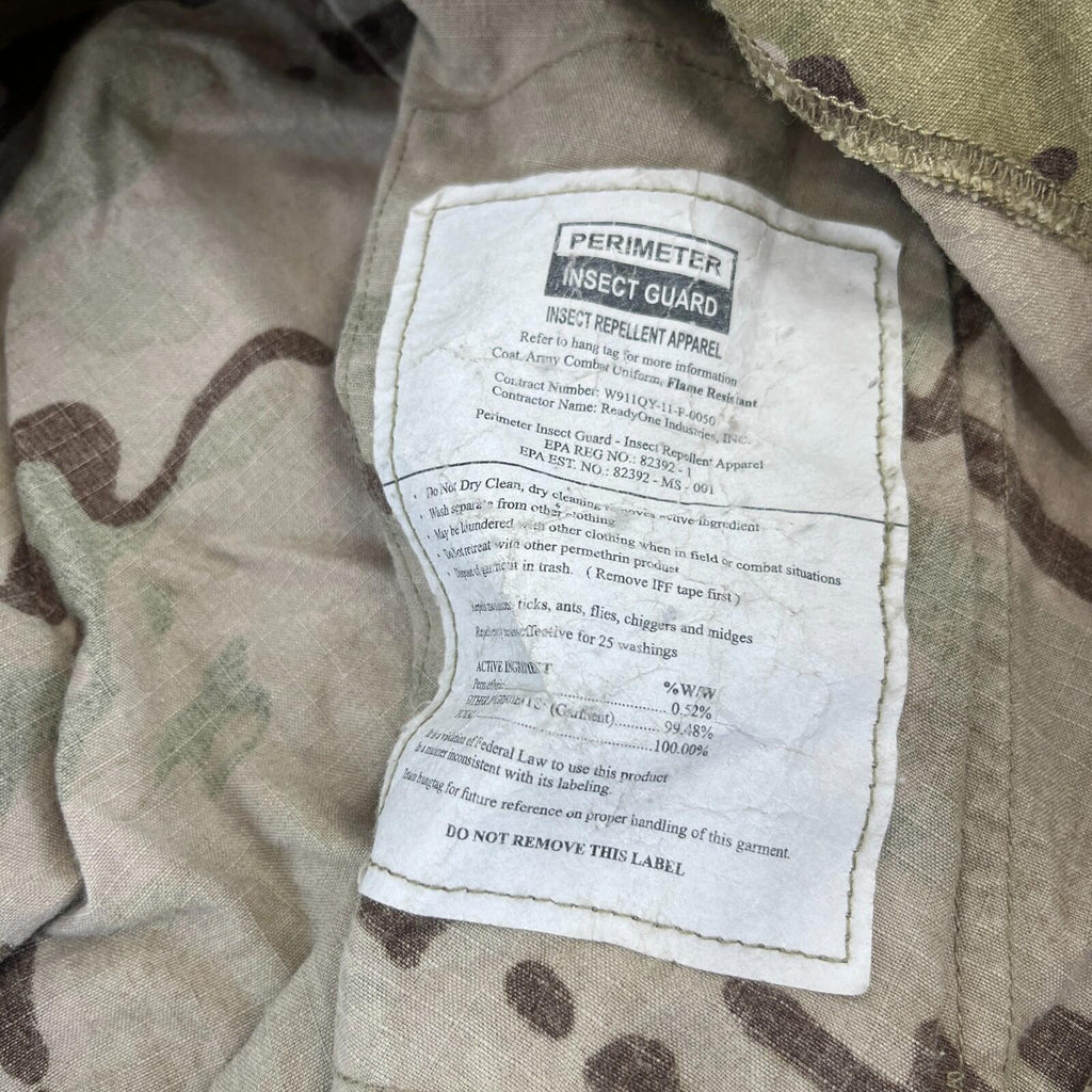 US Army Surplus Issue Woodland BDU Jacket Camo Combat Uniform size Small-Long