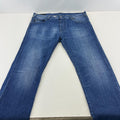 Armani Men's Jeans in Blue Denim W38" L31" Slim Fit Straight Leg