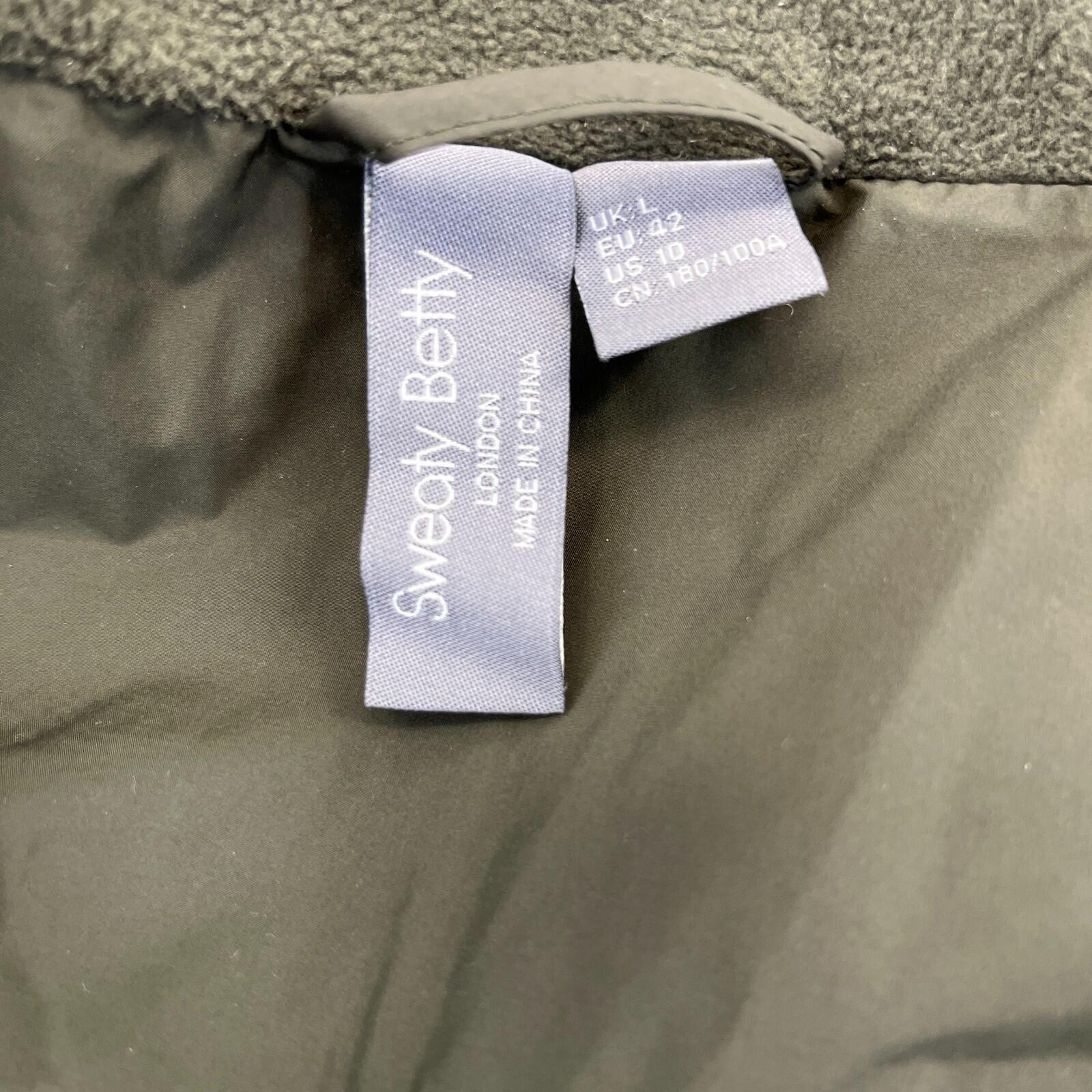 Sweaty Betty Nimbus Mid Waterproof Down Puffer Coat Hooded Large/14 Olive Green