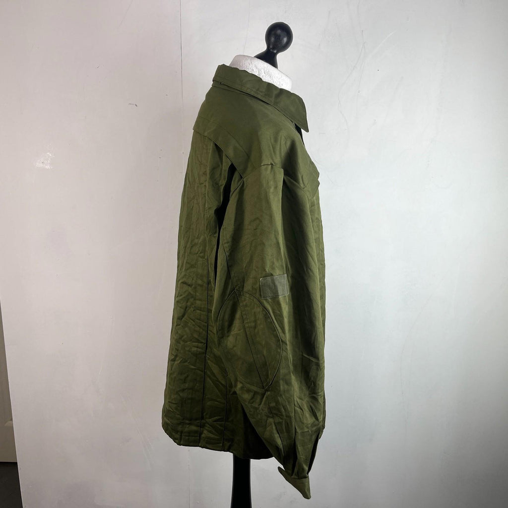 Vtg Norskin 80's German Polizei Denim Work Jacket Chore Coat OG Green Size EU 56