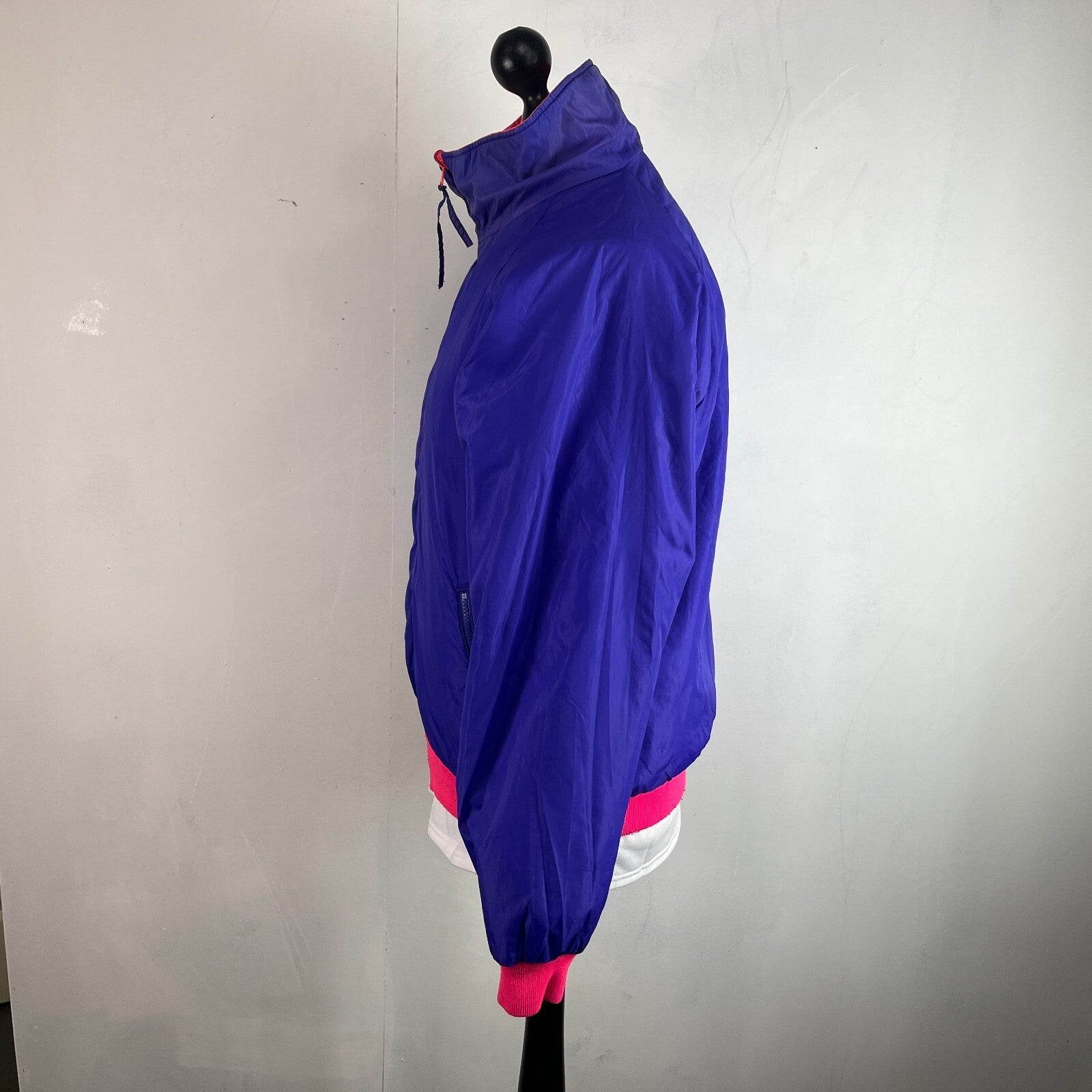Vintage 1991 Columbia Reversible Ski/Snowboard Bomber Jacket Pink/Purple size L