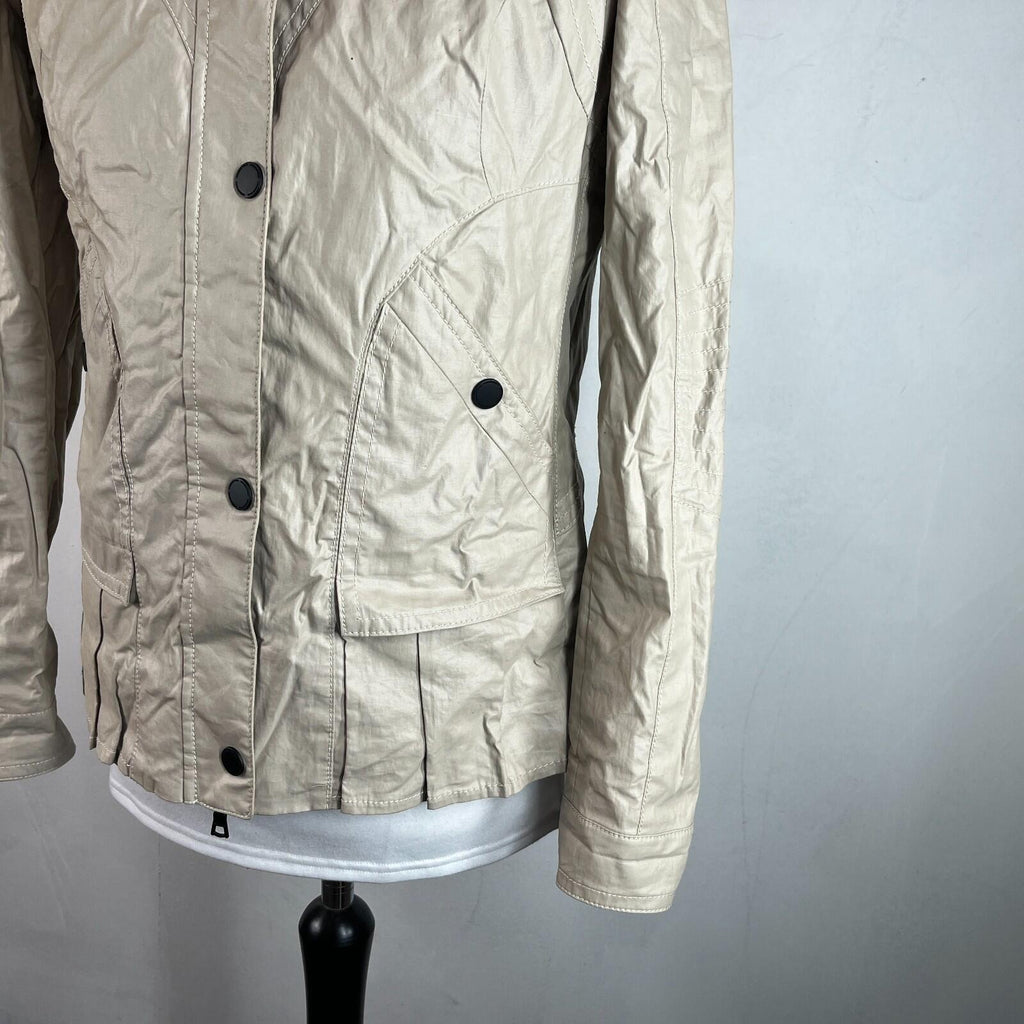 Creenstone Women’s Wax Jacket EU size 40 (UK 14) Light Beige