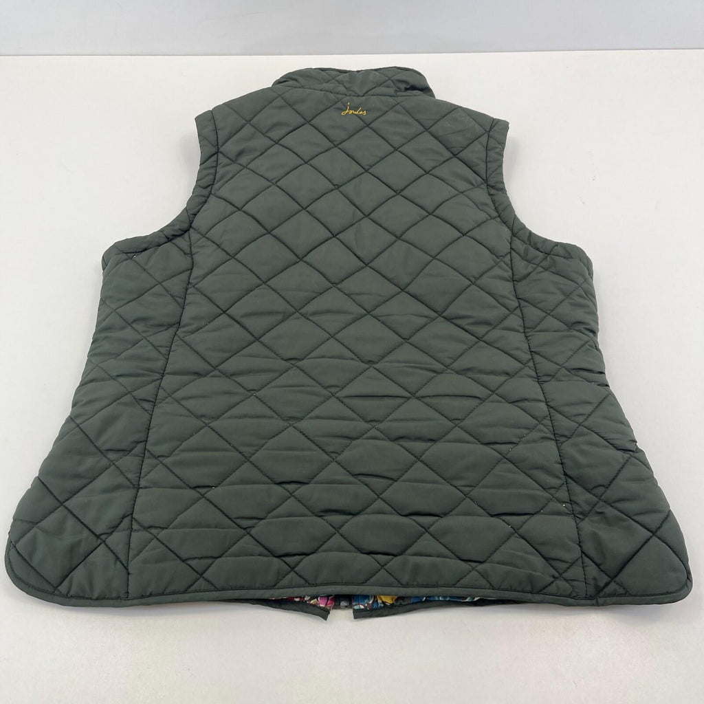 Joules Minx Women's Lightweight Padded Gilet / Body Warmer Dark Green UK size 16