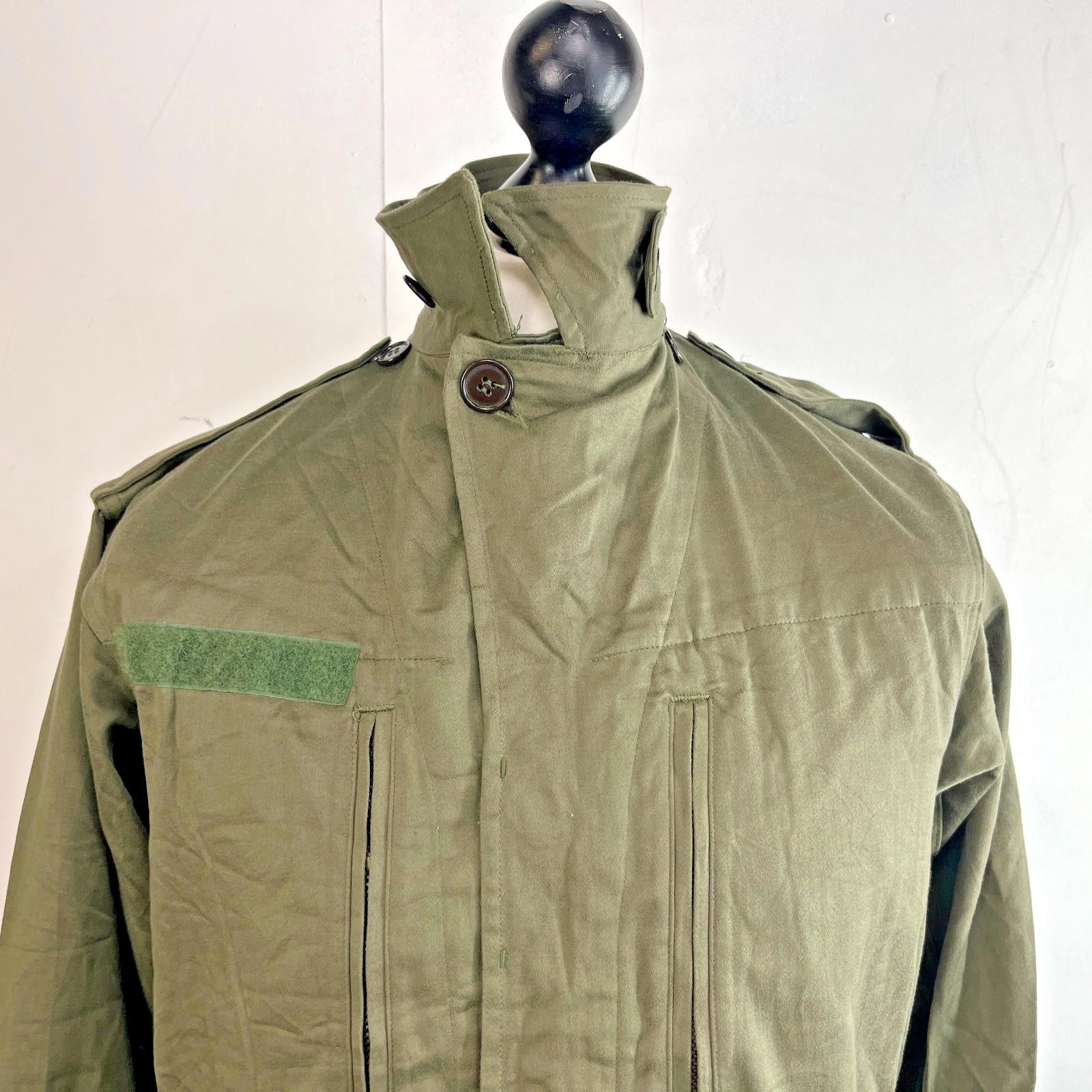 1968 French Army Combat Jacket Parka in Olive Green size 92 L - Near Mint