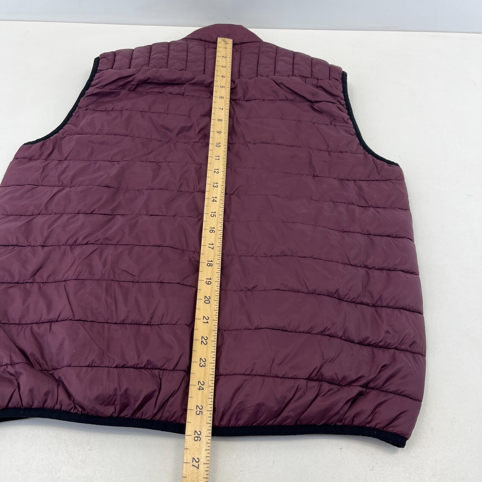 Barbour International Hatfield Men's Quilted Gilet Burgundy Red size Large