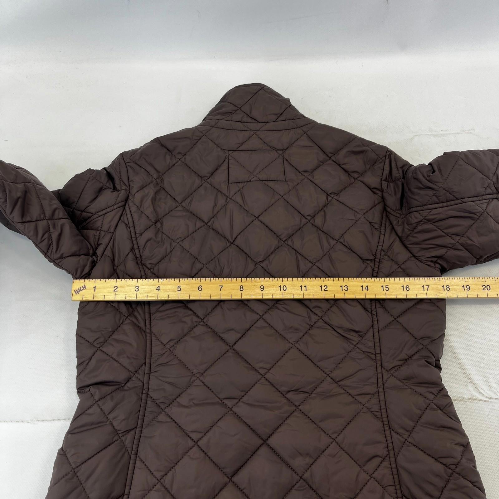Tom Joule Joules Quilted Jacket in Chocolate Brown UK size 10