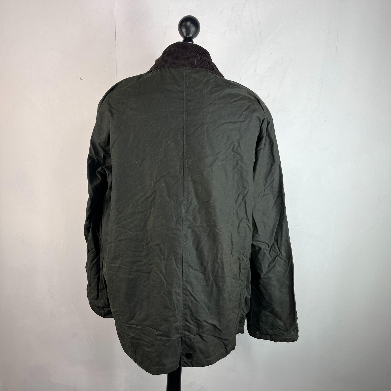 Crane Wax Jacket in Dark Green Waxed Cotton size Large
