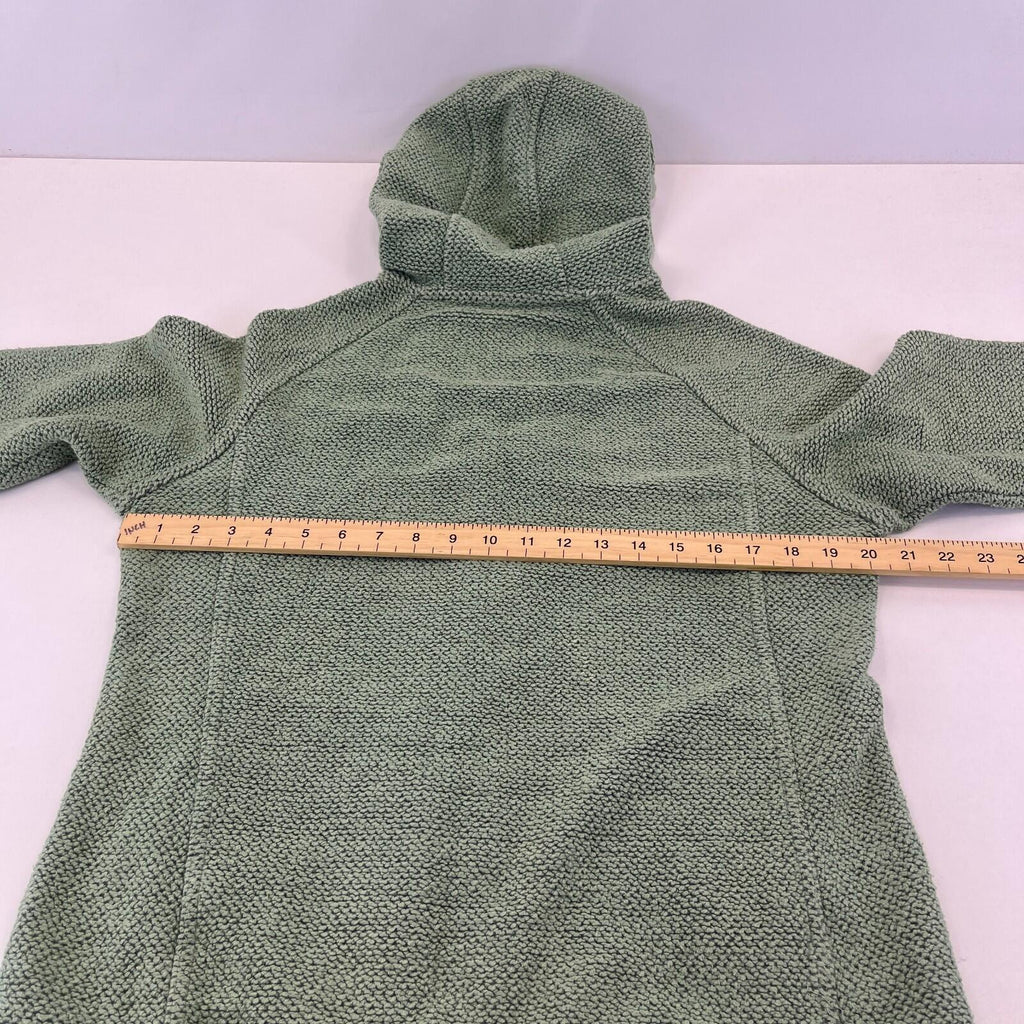 Weird Fish Macaroni Fleece Jacket Women's UK size 12 Full Zip Hooded Mint Green