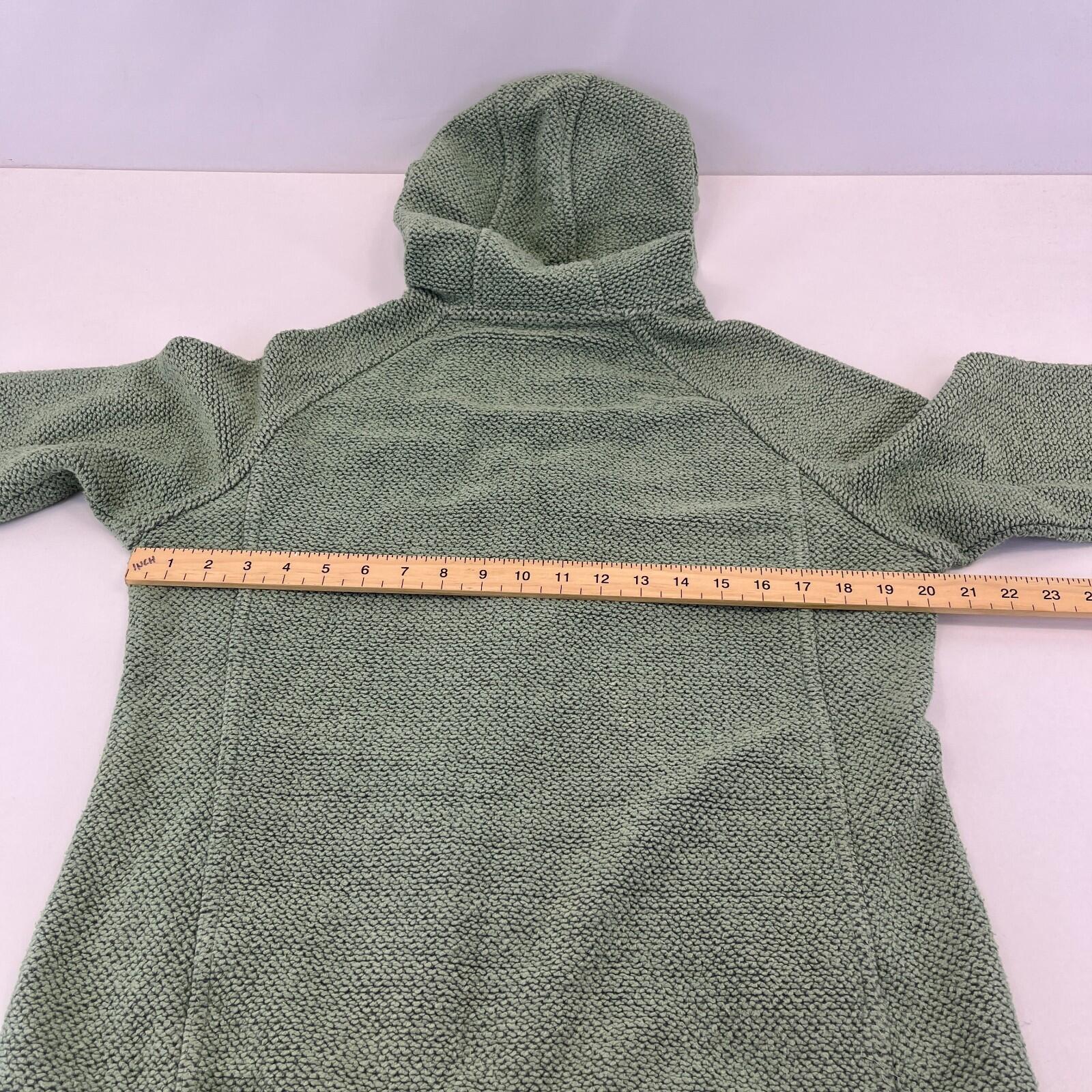Weird Fish Macaroni Fleece Jacket Women's UK size 12 Full Zip Hooded Mint Green