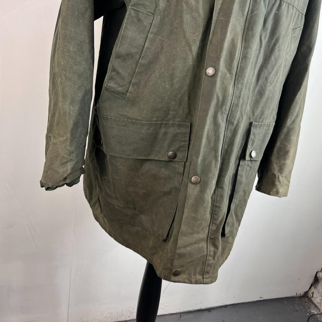 Kenrick Quality Green Wax Jacket UK XL Dog Walking Hunting Shooting Countrywear