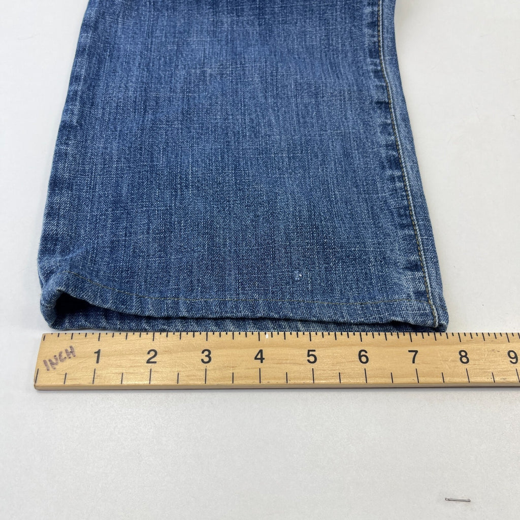 Emporio Armani Men’s Jeans Mid Blue Denim W33" L33" Straight Leg