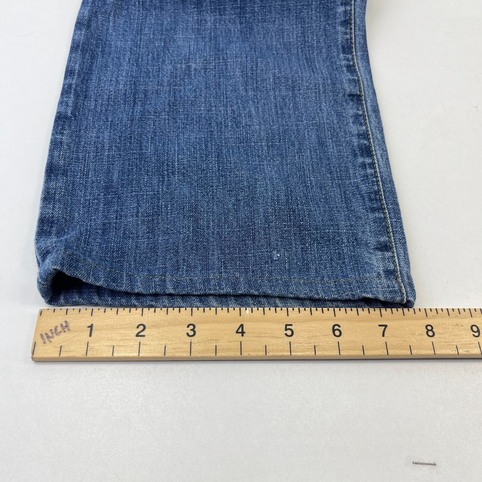 Emporio Armani Men’s Jeans Mid Blue Denim W33" L33" Straight Leg