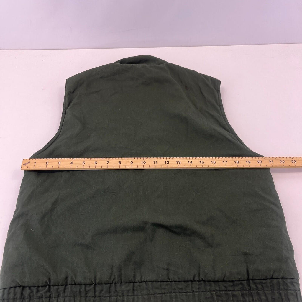 Appalachian Trail Quilted Waistcoat Gilet Vest Green Fishing size S