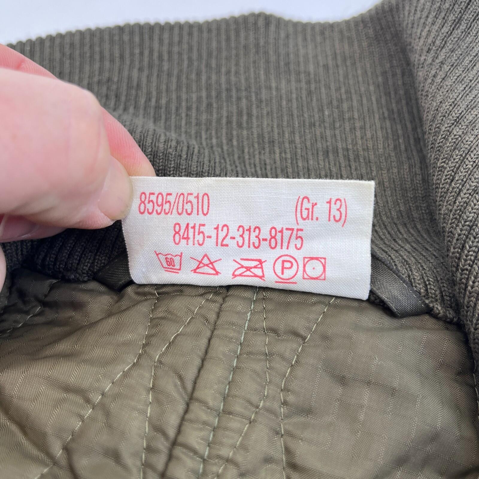 German Bundeswehr Army Coveralls Quilted Liner Gr.13 Tank Suit Boiler Overalls