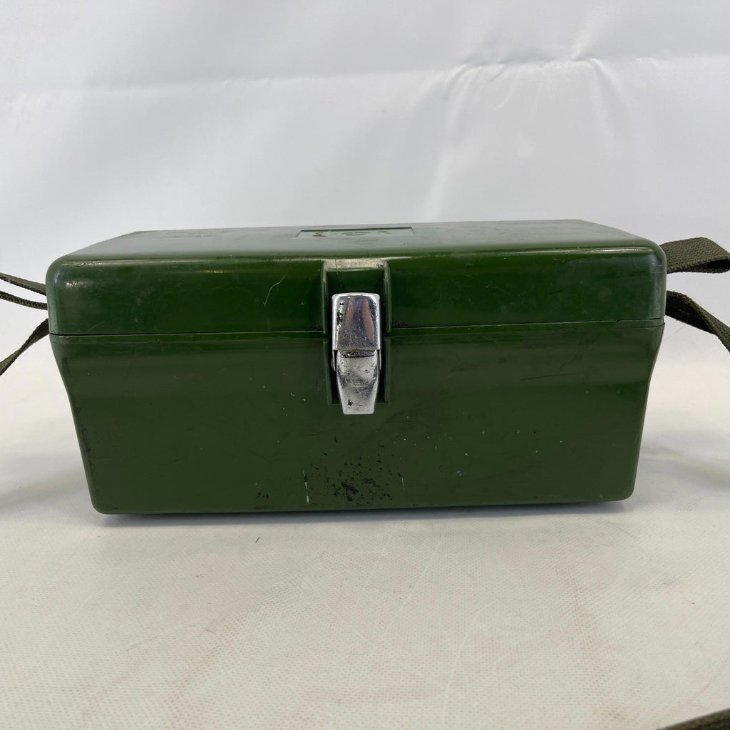 British Army Linesman Field Phone Telephone in Green with Strap