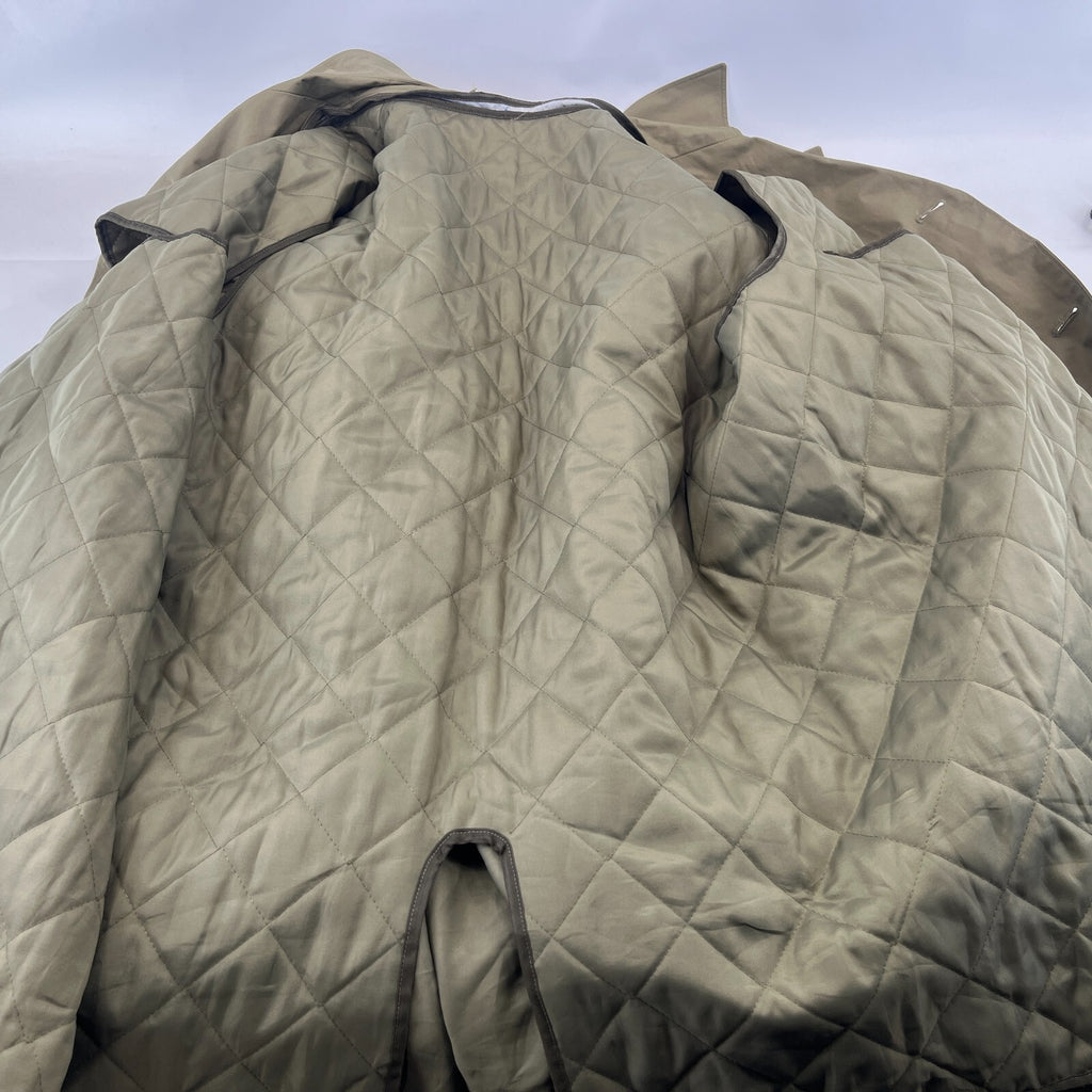 Dutch Army Military Trench Coat inc Removable Quilt Liner Khaki Green EU size 57