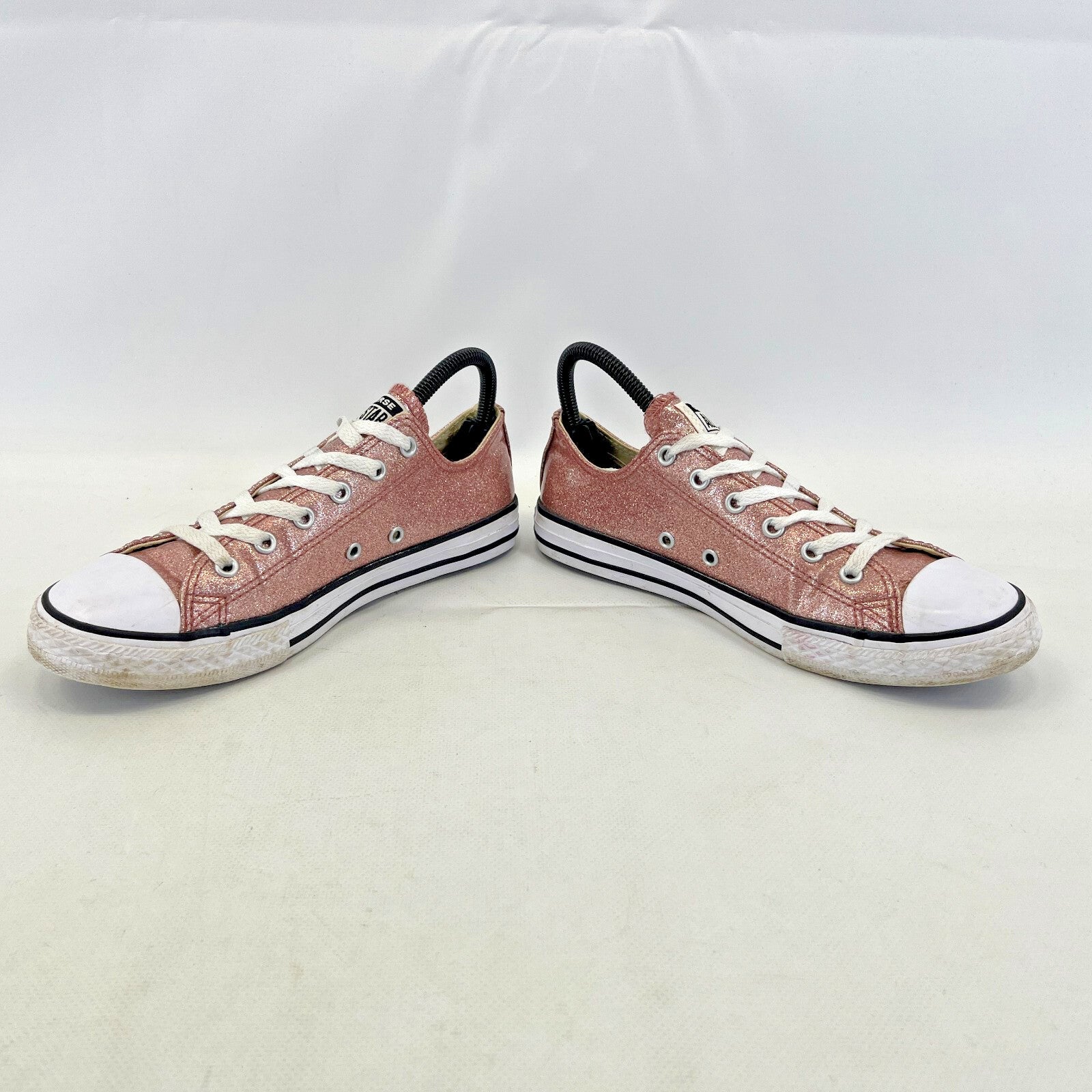 Converse All Star Sparkly Pink Glitter Trainers UK size 4