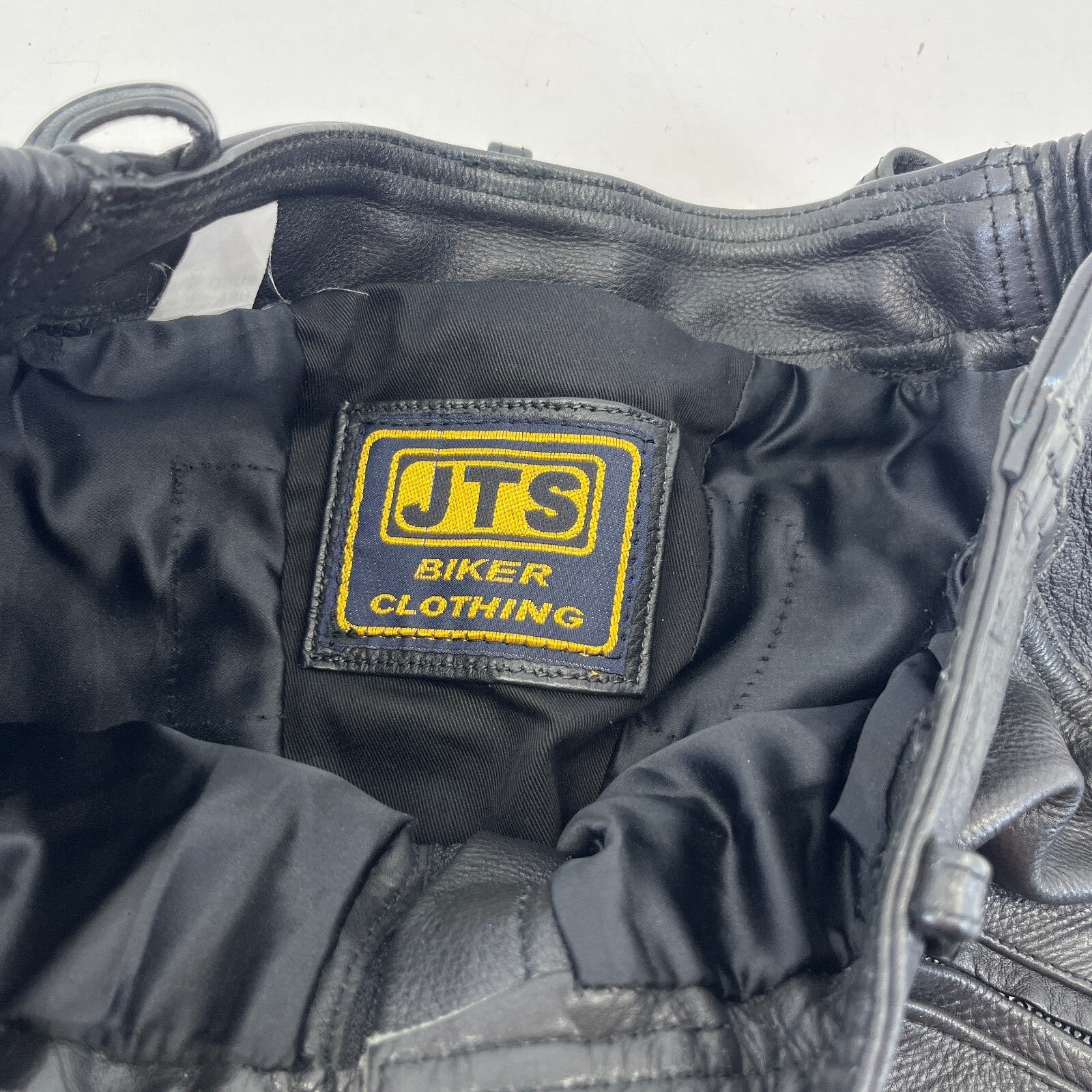 JTS Women's Leather Motorcycle Jeans Trousers Pants size UK 12 EU 36 Leg 26"