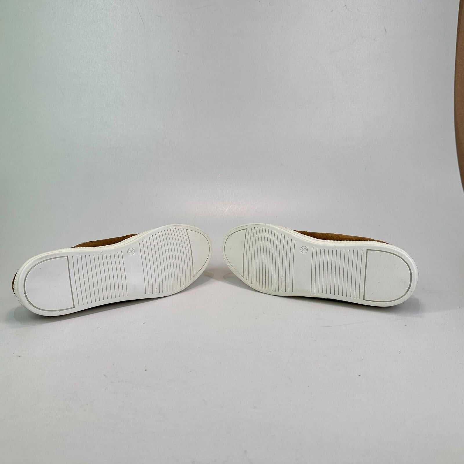 IKON Manor Tan Brown Suede Leather Slip On Shoes Deck Boat Smart Casual size 6