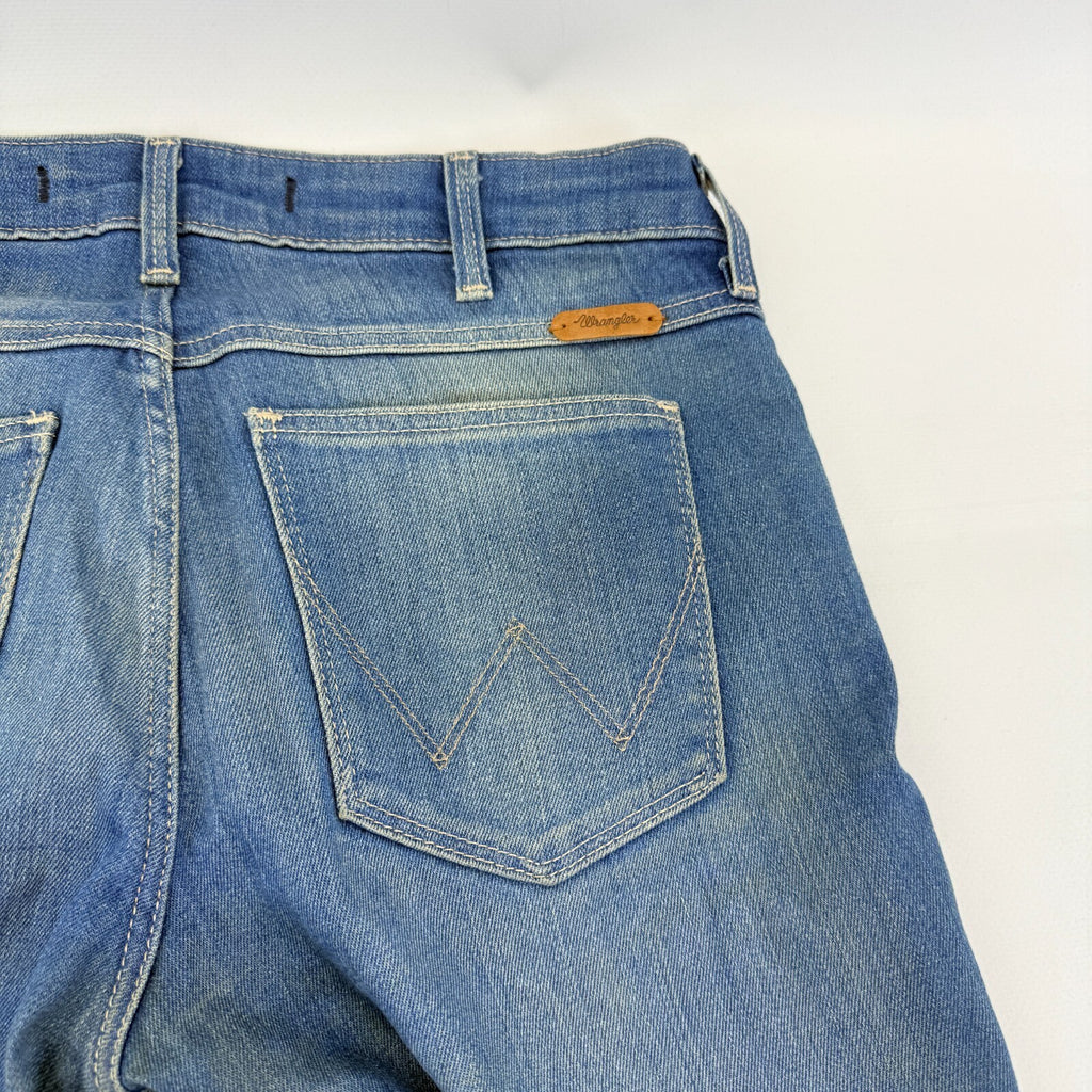 Wrangler Womens Corynn Skinny Jeans W28 L32 Mid Blue Denim